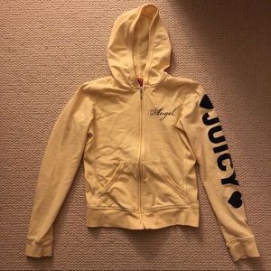 Juicy Couture Sweatshirt Angel Zip Up Hoodie